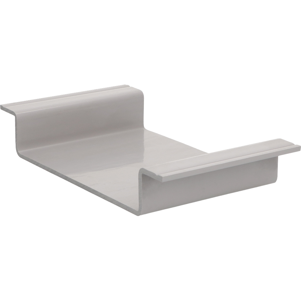 Product foto van de verholen ondergoot kunststof